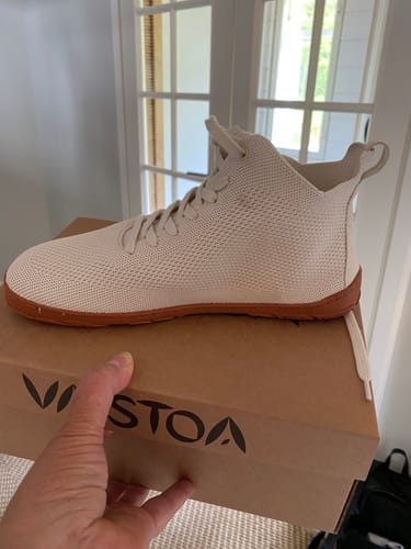 Customer photo review of Vaistoa Iloa Mid | Knitted Barefoot Sneakers