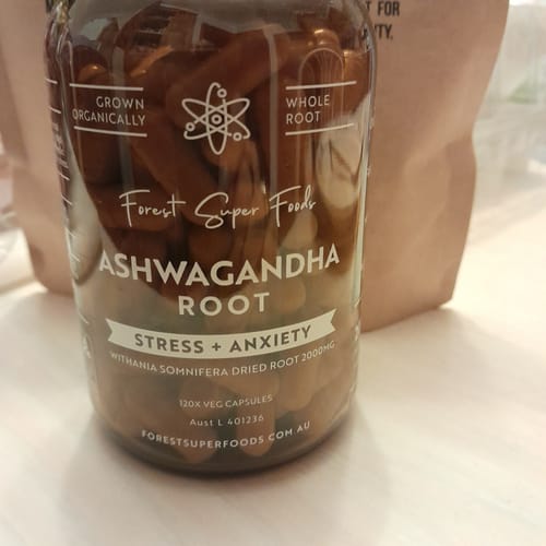 Customer photo review of Organic Ashwagandha Capsules