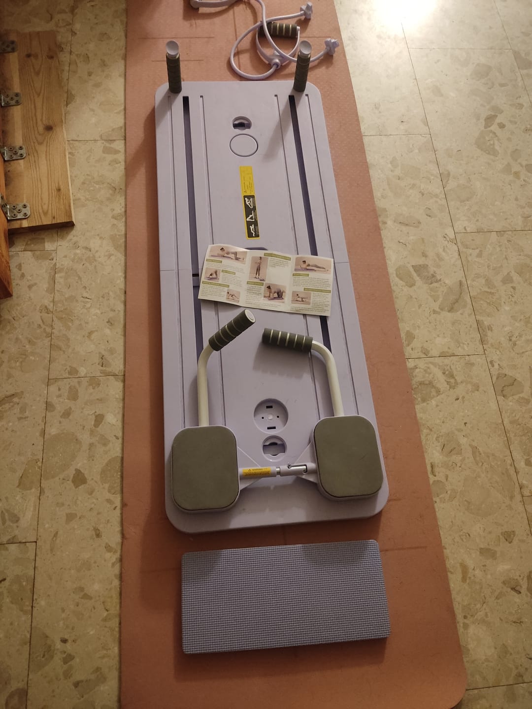 Customer photo review of Reformly Pilates Board + 60-Day Transformation Program