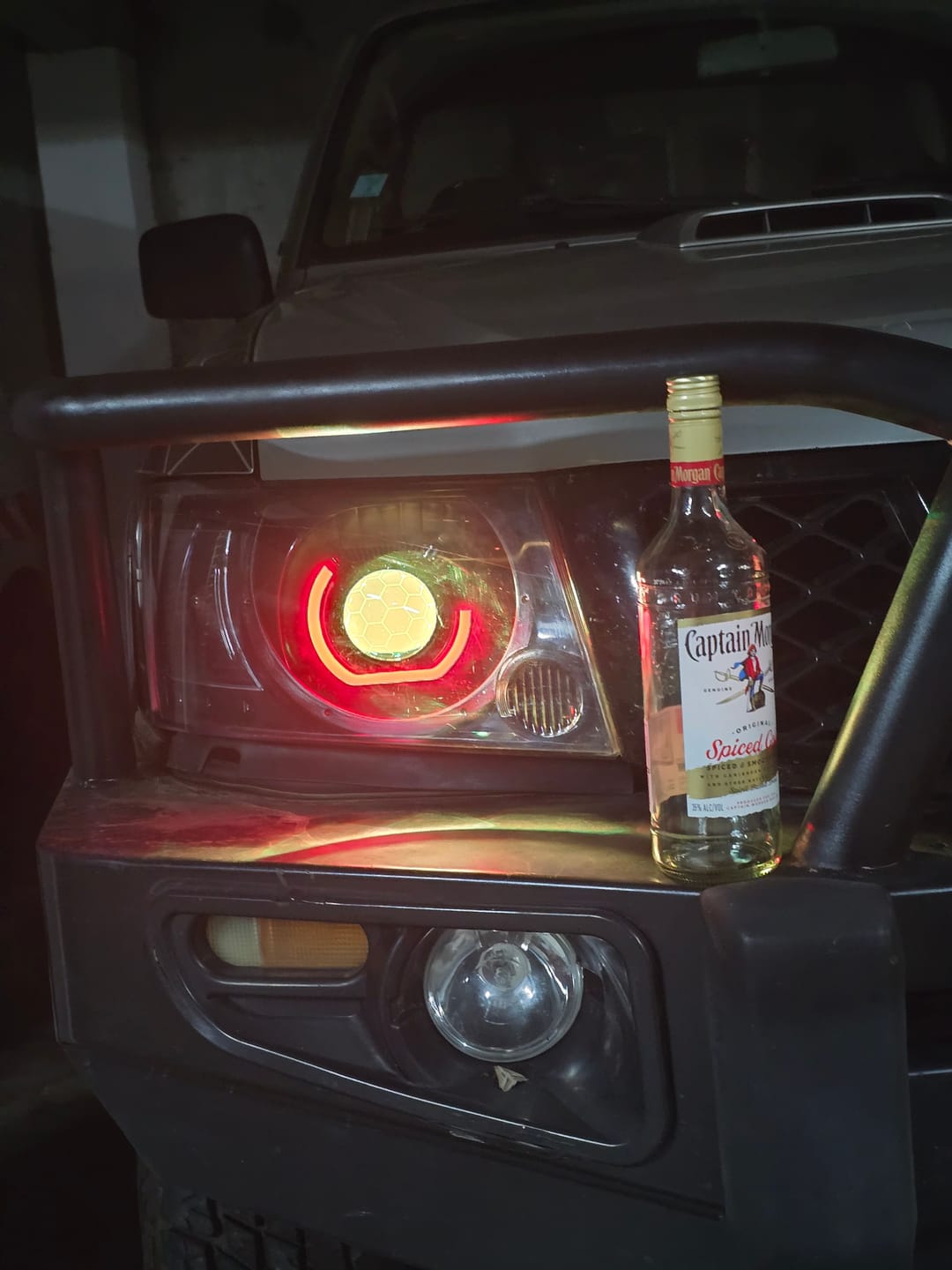 Customer photo review of Bi-LED 'Angry Eye' Headlight Retrofit DIY Kit