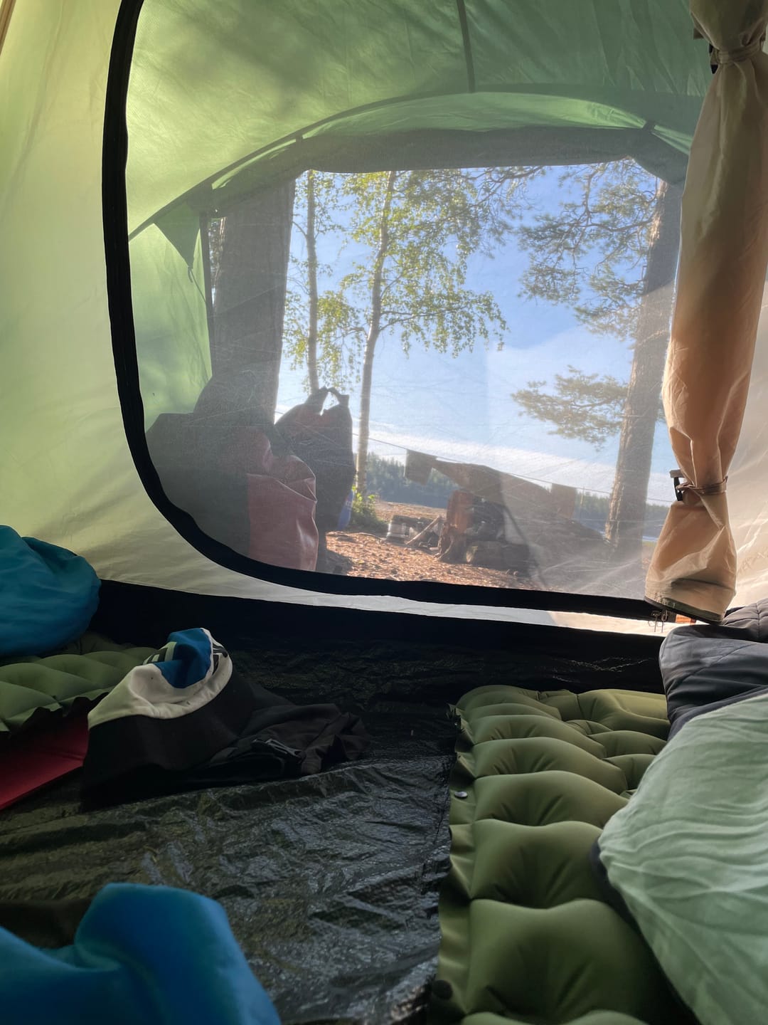 Customer photo review of Ultraleichte Isomatte – für Winterabenteuer mit Komfort für kalte Nächte