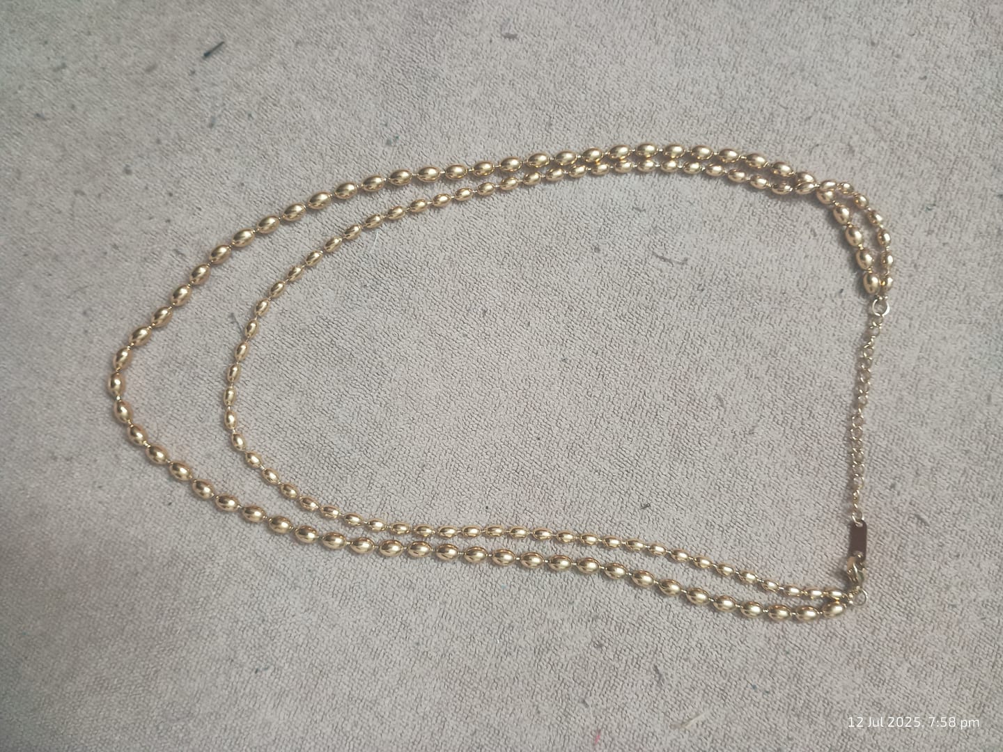 Customer photo review of Beaded Bliss Necklace