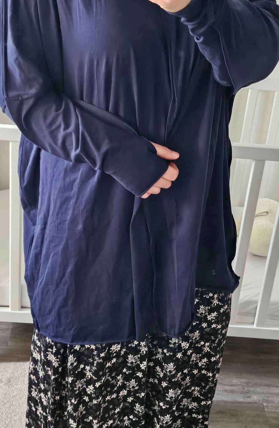 Customer photo review of Top oversize effet seconde peau option mitaine « LE DAILY SKIN » - DAILY DRESS