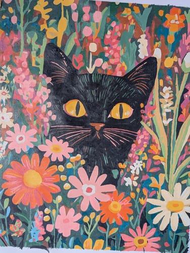 Customer photo review of Peeking Cat