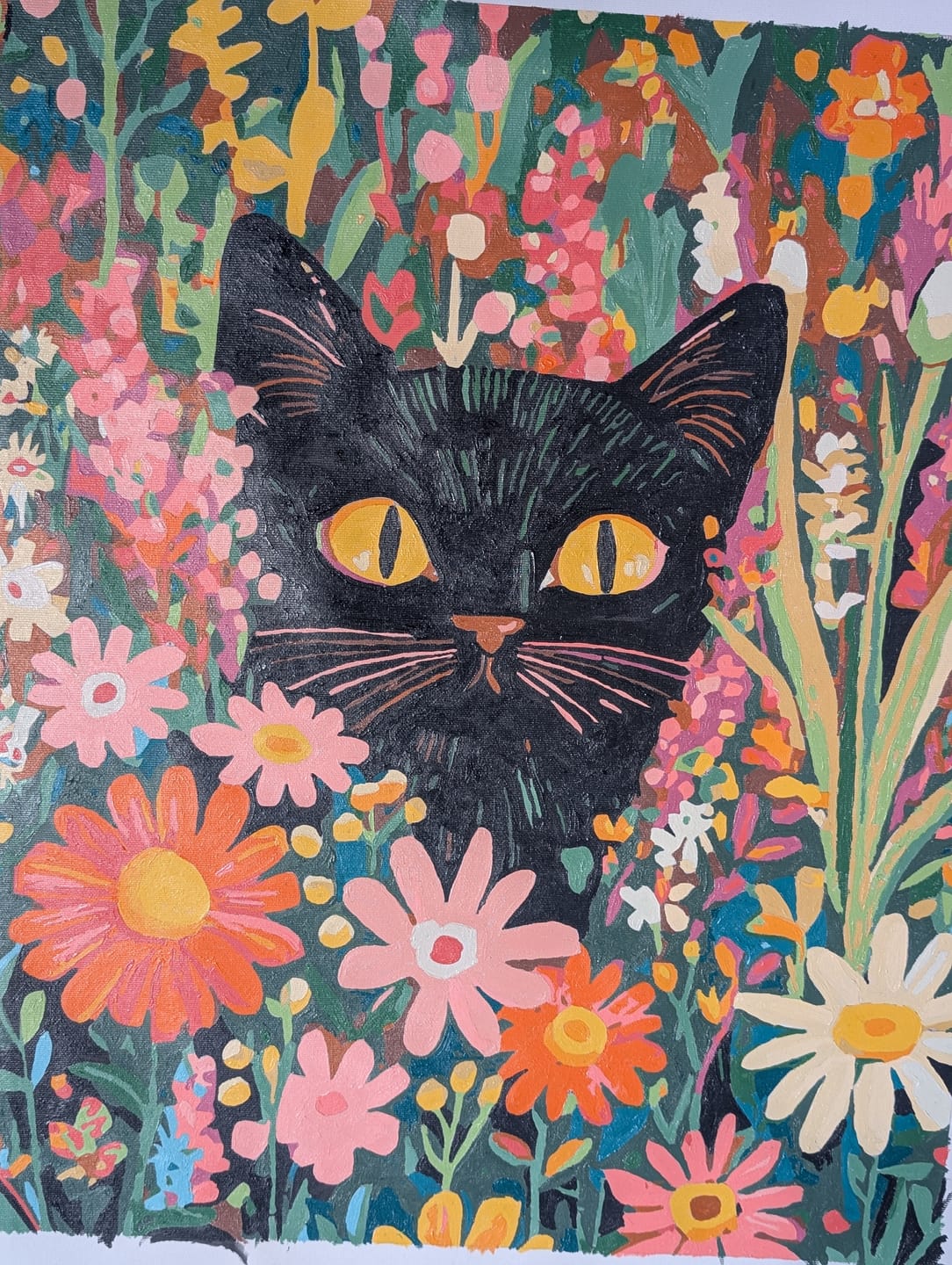 Customer photo review of Peeking Cat