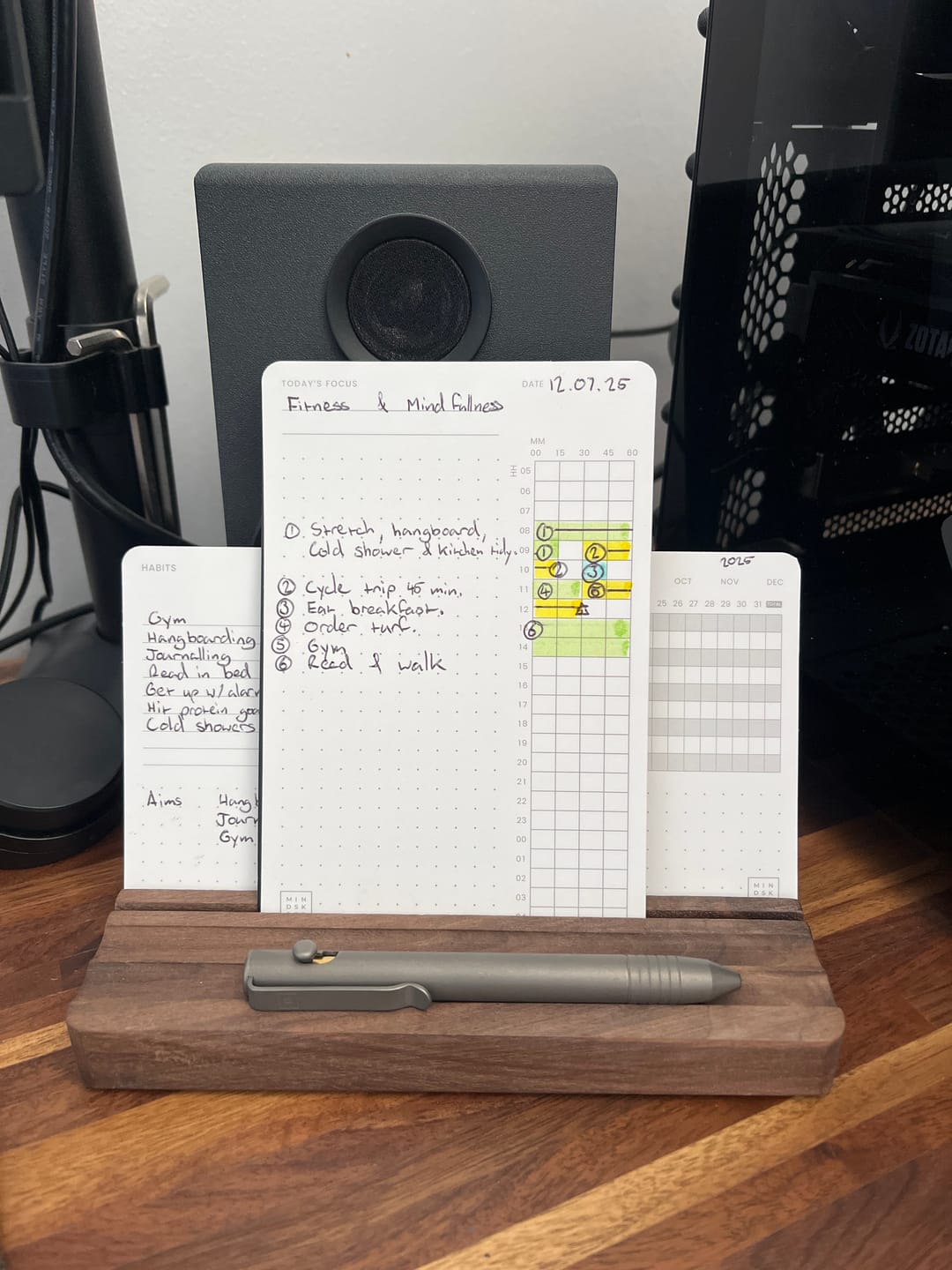 Customer photo review of Task & Time Cards