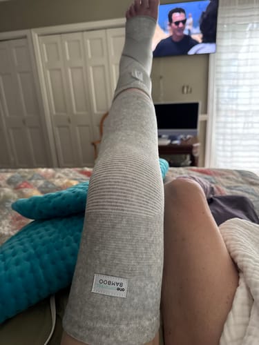 Customer photo review of Premium Bamboo Ankle Support