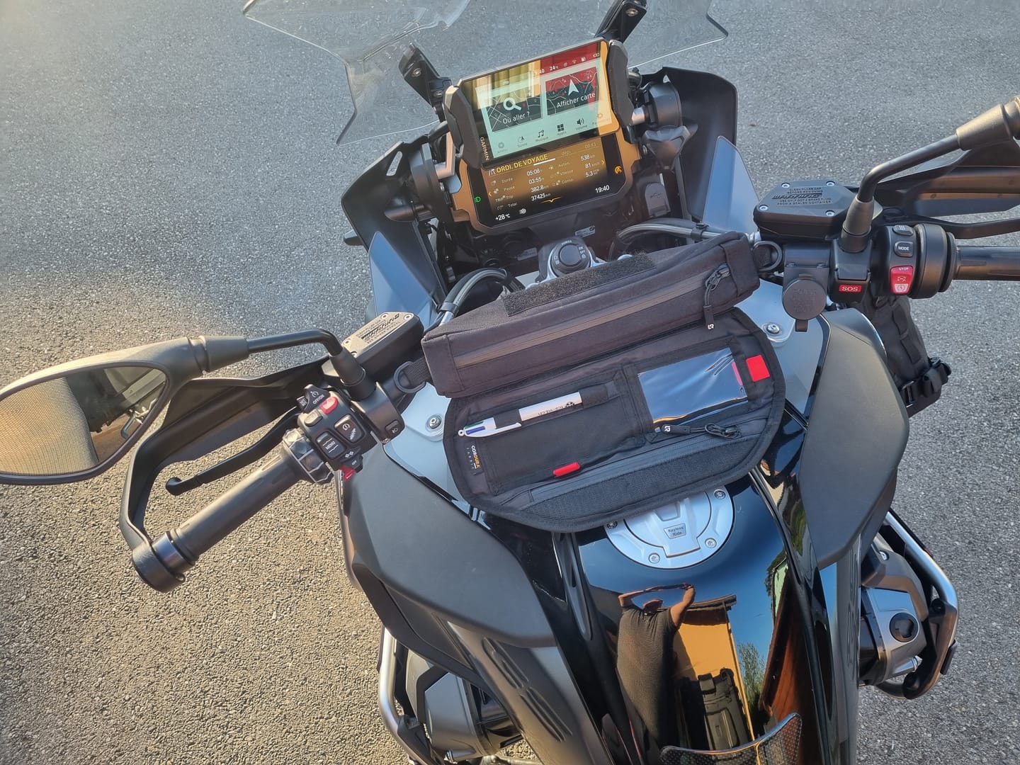 Customer photo review of Handlebar Bag