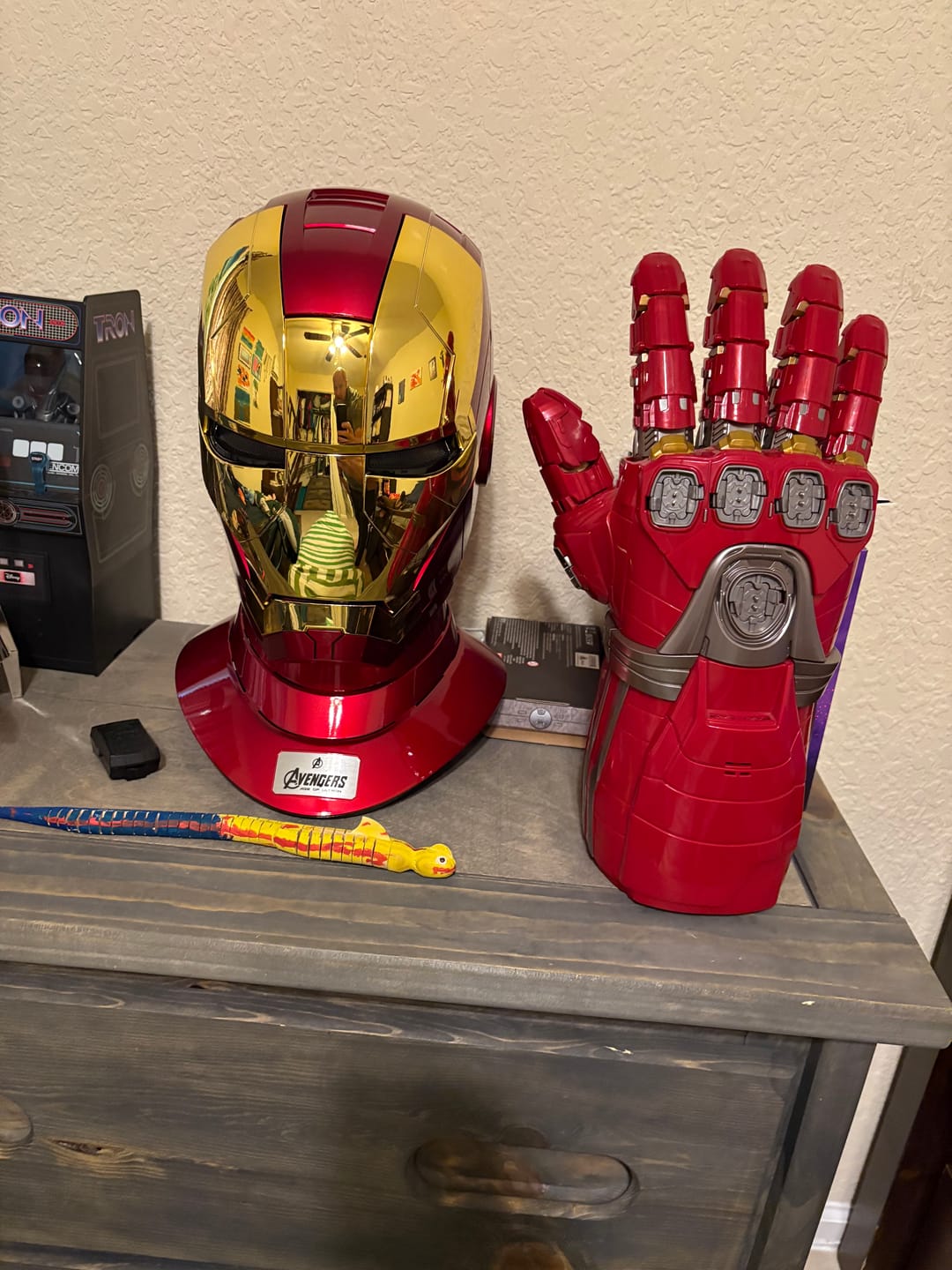 Customer photo review of Delivered in 7-14 days | Autoking Mk5 ironman helmet |  Voice Control | 4/8 Multi-piece Opening