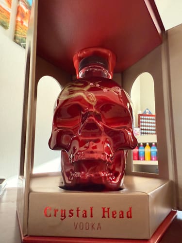 Customer photo review of Crystal Head Vodka Lunar New Year Of The Snake W/Lantern Box (2025 Limited Edition)