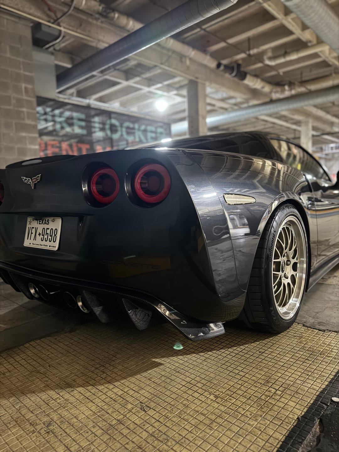 Customer photo review of 2005-13 Corvette C6 Rear Bumper Diffuser