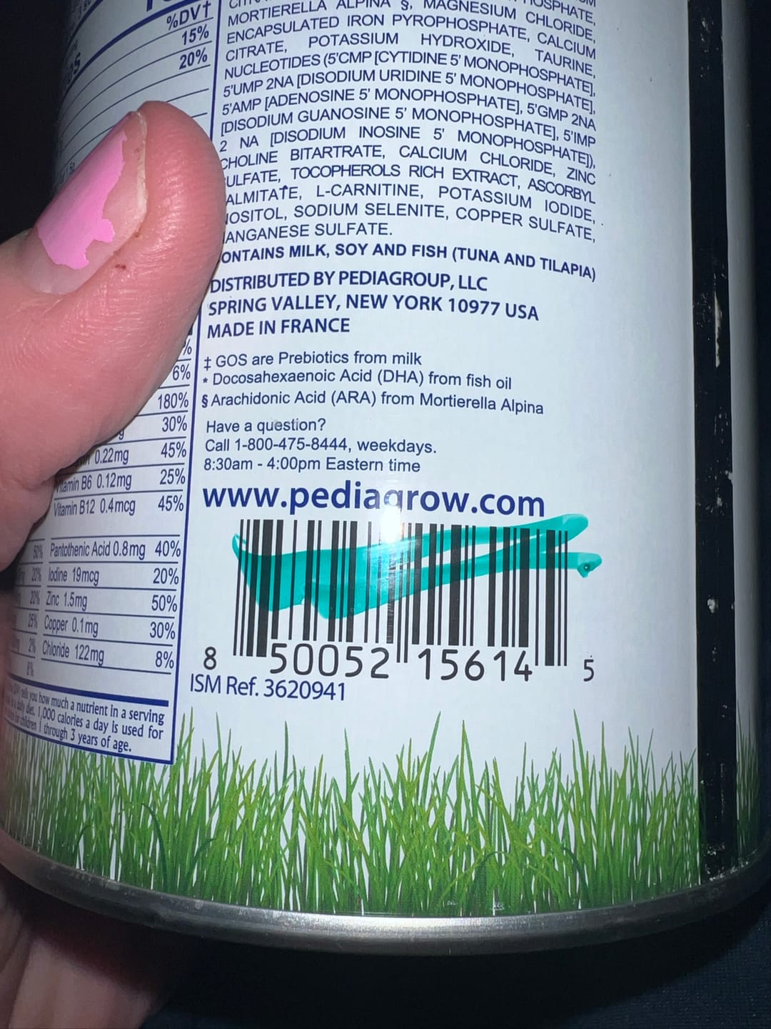 Customer photo review of Toddler Nutritional Drink (14.1 oz)