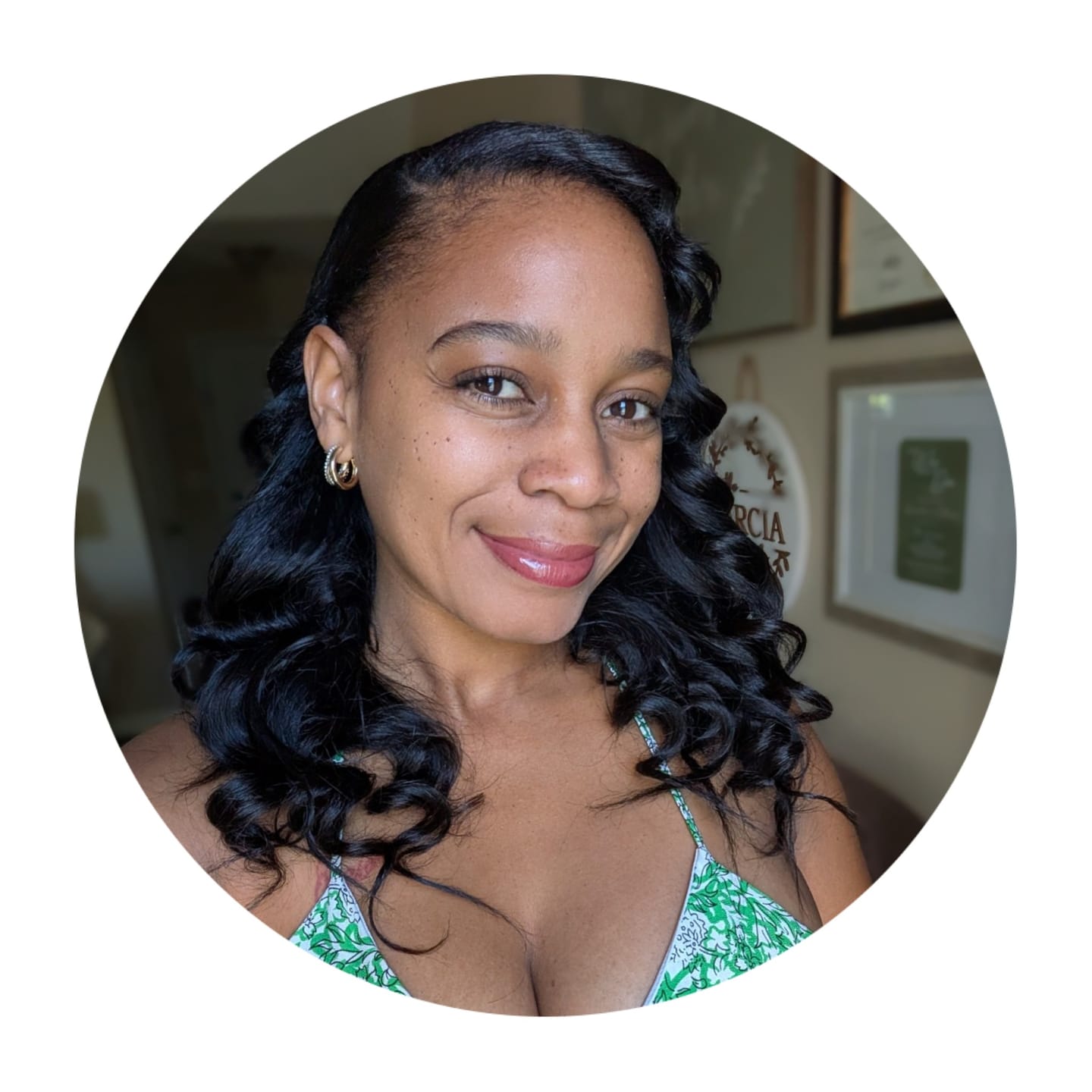 Customer photo review of Natural Color Light Yaki Micro Loop Hair Extension