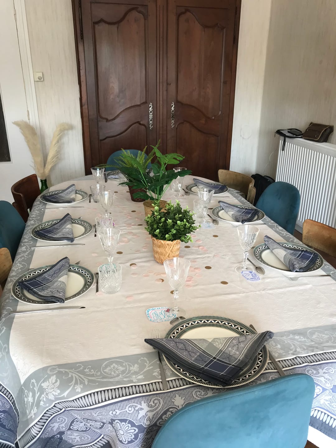 Customer photo review of L'amour grandit ici - Pancarte Personnalisée