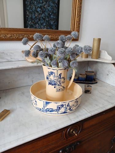 Customer photo review of Fleur de Kiku - Bleu-gris (10 tiges/ 50 pompons)