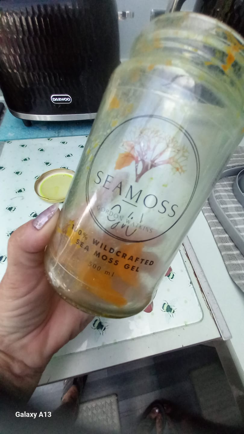Customer photo review of Infusions Sea Moss Gel - Immunity Boost Blend | Ginger Turmeric & Honey