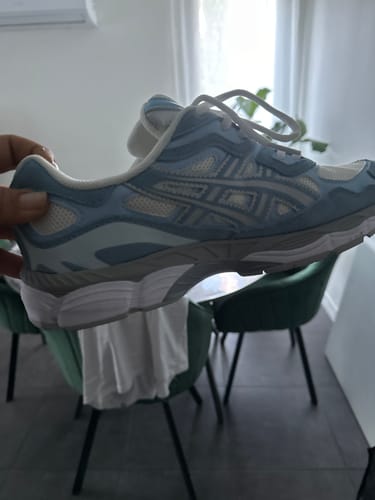 Customer photo review of ASICS Gel NYC - Cream Arctic Sky