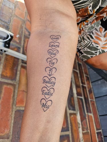 Customer photo review of TattooNumbx Numbing Cream