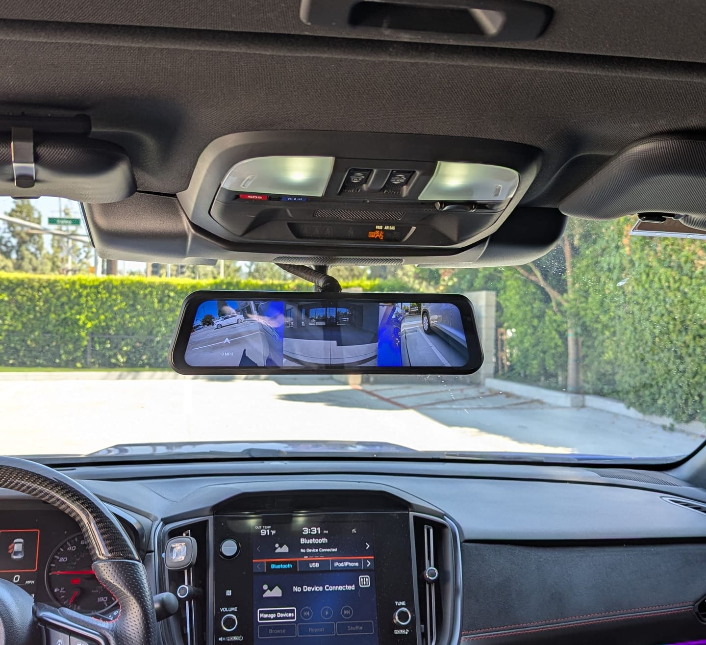 Customer photo review of M4 Quad Mirror Dash Cam
