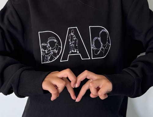 Customer photo review of Gepersonaliseerde DAD borduring