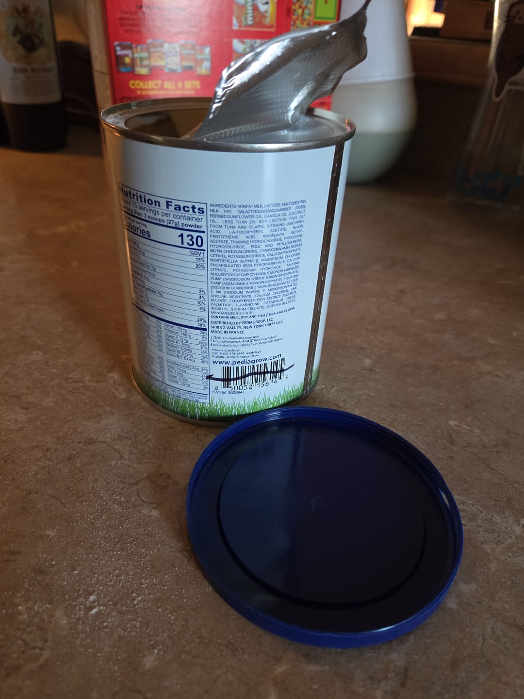 Customer photo review of Toddler Nutritional Drink (14.1 oz)