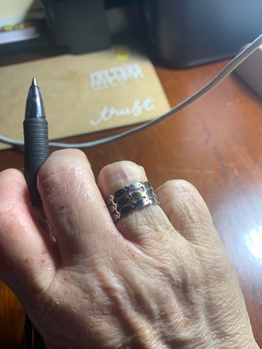 Customer photo review of Swim Against The Current Ring