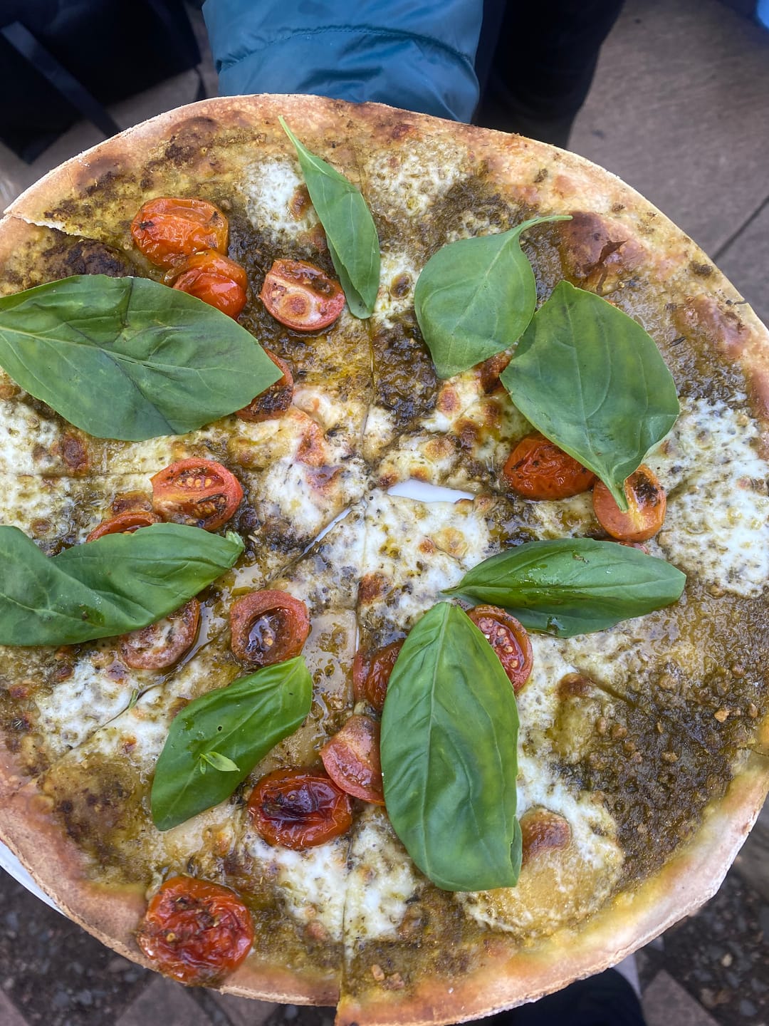 Customer photo review of Frozen Artisanal Wood Fired Pizza Bases 5X150G