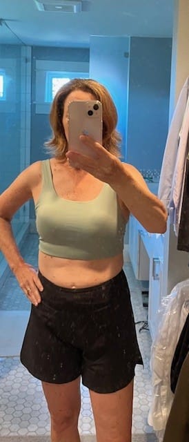 Customer photo review of Off The Hook Bra – Wisteria