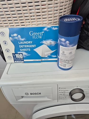 Customer photo review of דפי ניקוי כביסה אקולוגיים