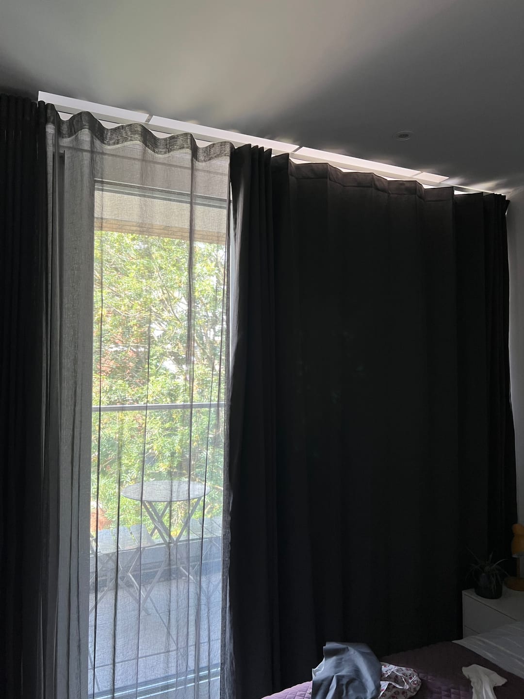 Customer photo review of Blackout Curtain Lining Fabric