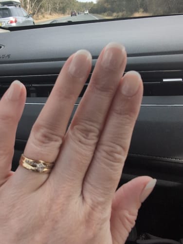 Customer photo review of PREORDER 26/6 DISPATCH Classic French Tip | Super Jellies DIY Hard Semi Cured Gel Nail Wraps