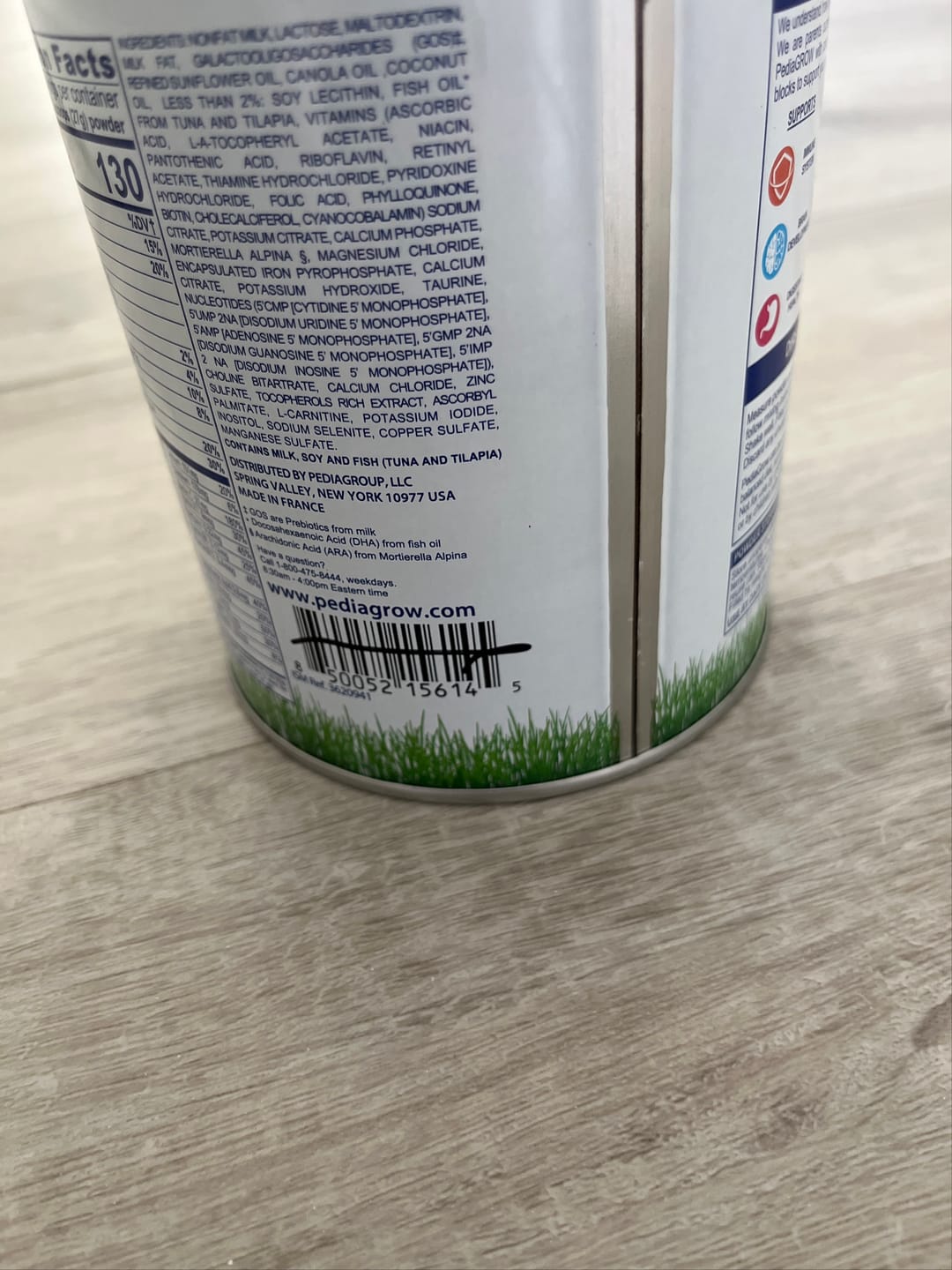 Customer photo review of Toddler Nutritional Drink (14.1 oz)