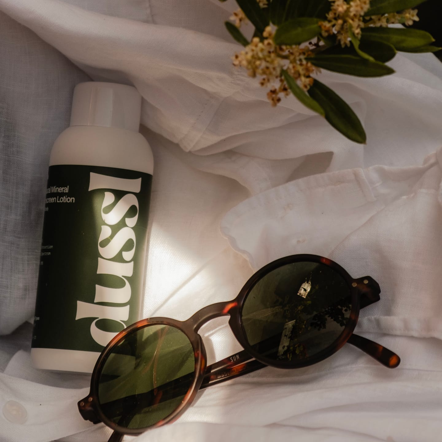Customer photo review of Natural Mineral Sunscreen Lotion