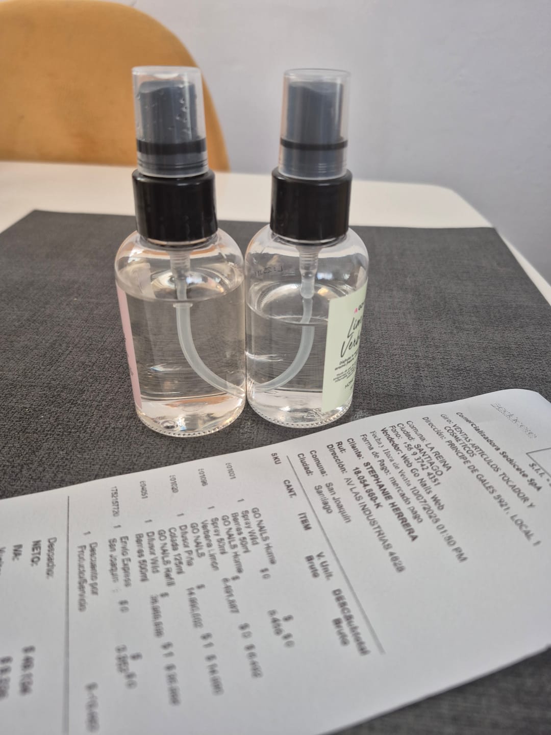 Customer photo review of Home Spray - Limón Verbena