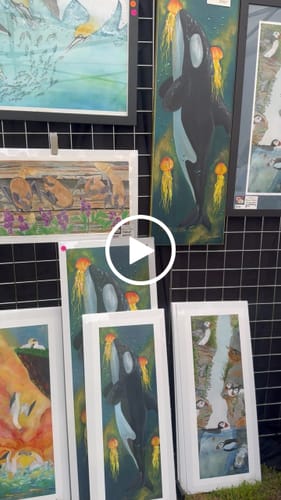 Customer video review of 8x24 Giclee Fine Art Prints