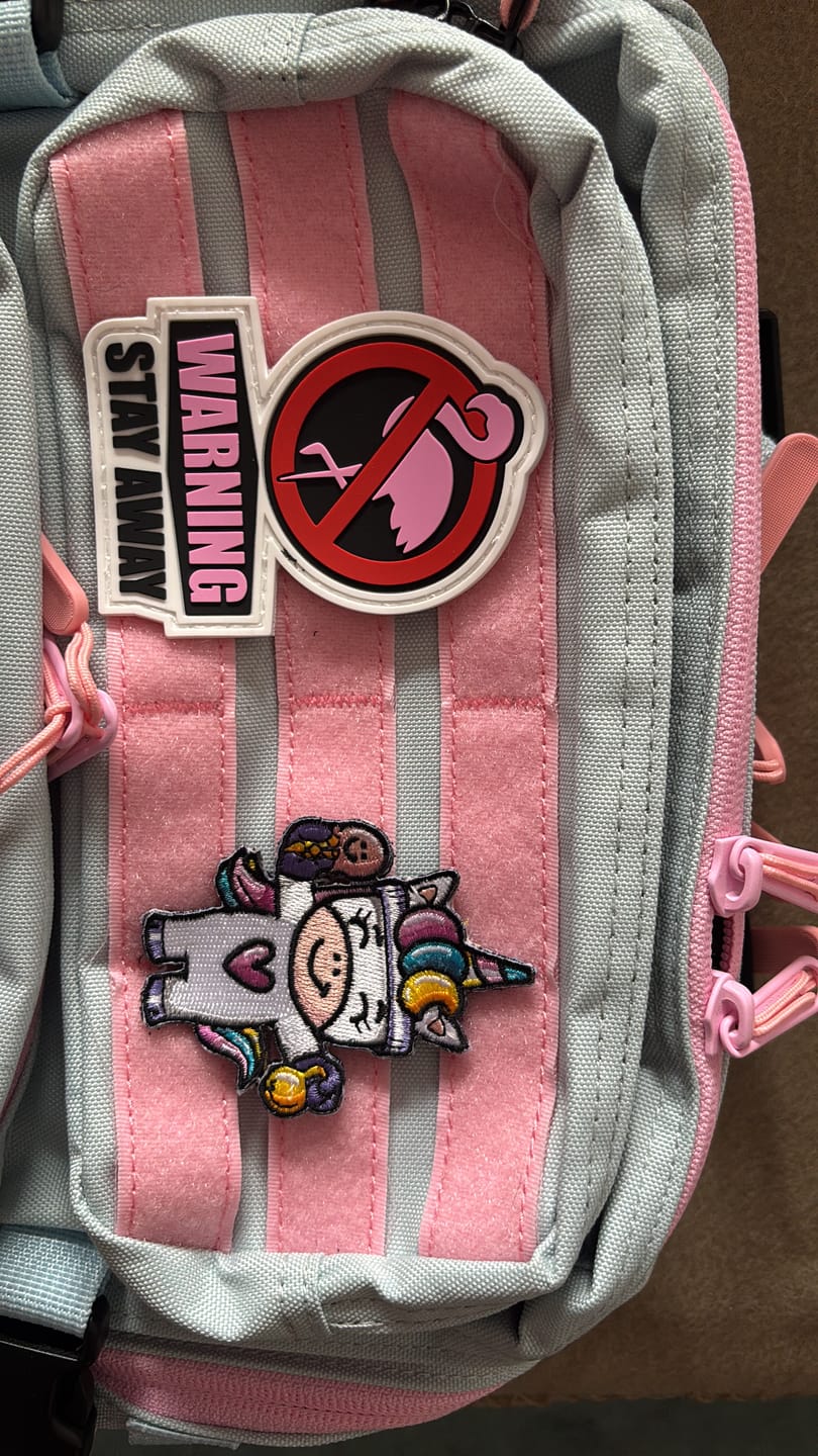 Customer photo review of Parche Unicornio Wonderful