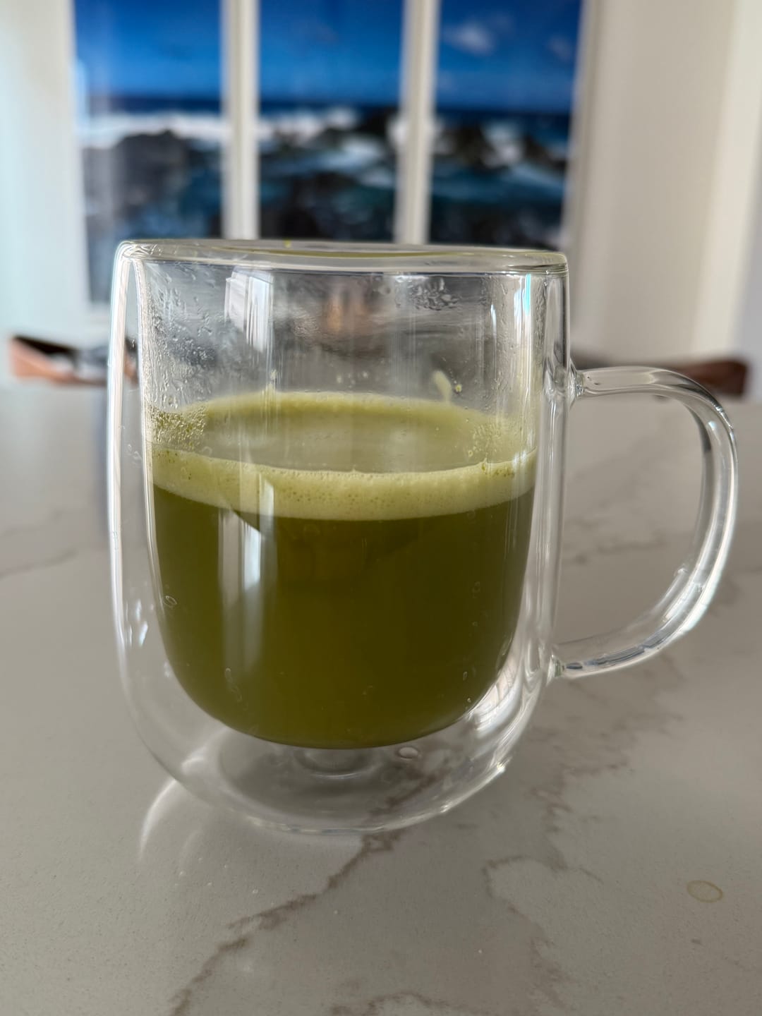 Customer photo review of thermal optimist's cup