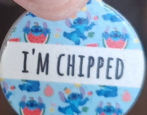 Customer photo review of Disney© Tough Trails™ Harness - Stitch's Fruit Fiesta