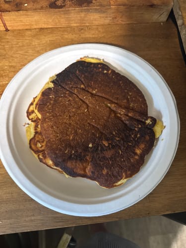 Customer photo review of Cousin T's Gourmet Keto Pancake Mix