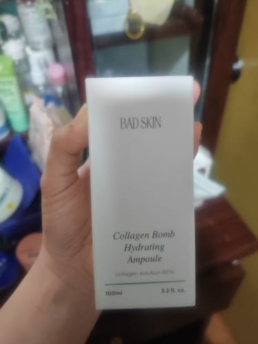 Customer photo review of Bad Skin™ Korean Collagen Bomb Hydrating Ampoule