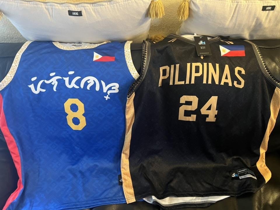 Customer photo review of Philippines Heritage Custom Basketball Jersey