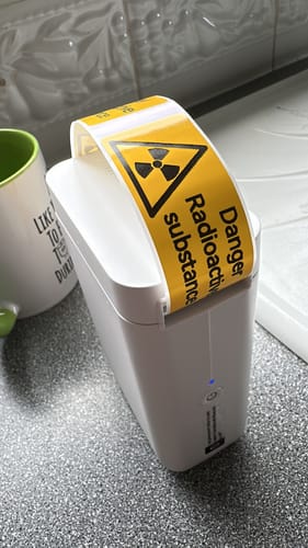 Customer photo review of Cute Color Label Tape for D101