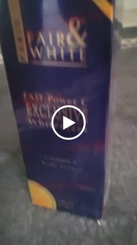 Customer video review of Fair and White Exclusive Body Lotion With Pure Vitamin C 500ml