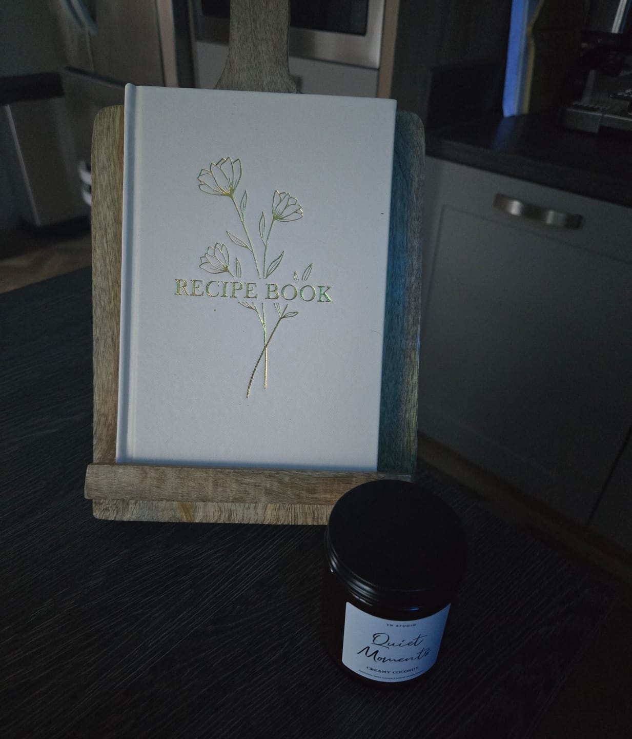 Customer photo review of Rustic Recipe Book Stand