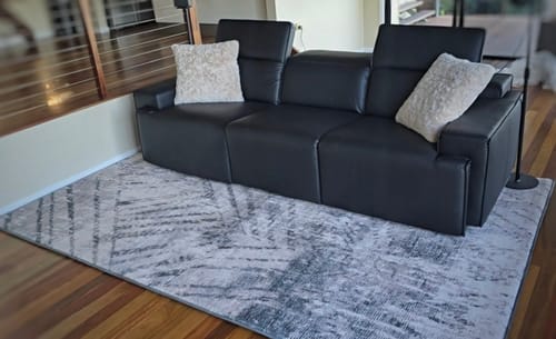 Customer photo review of The Mellow Mat v2® Designer Print | Storm Shadow (Soft Touch Sensory Tatami Rug) PR03