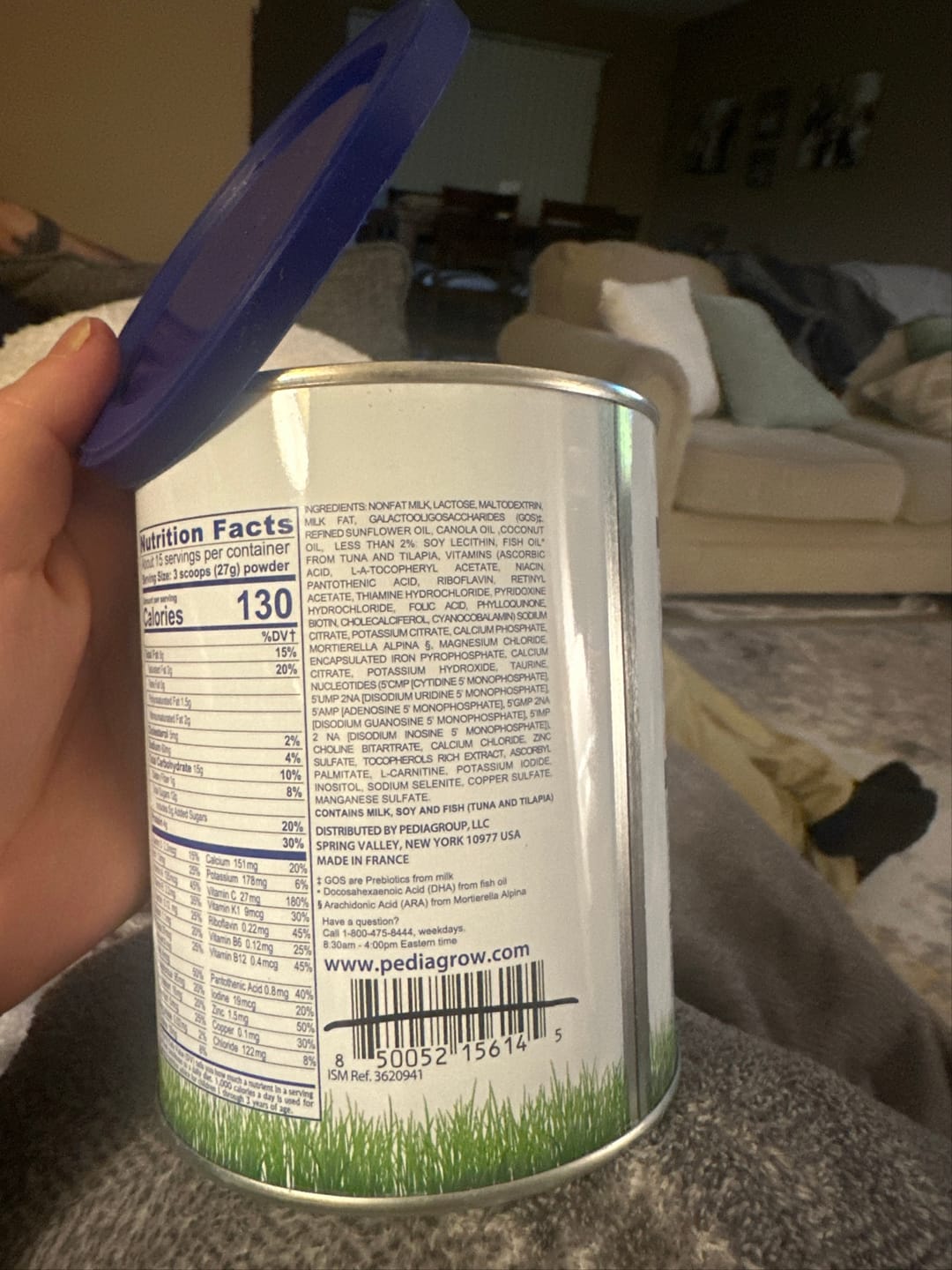 Customer photo review of Toddler Nutritional Drink (14.1 oz)