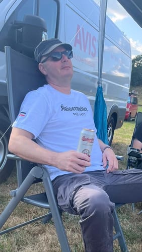 Customer photo review of T-Shirt weiß, schwarzer Aufdruck Kaiserwetter 1871