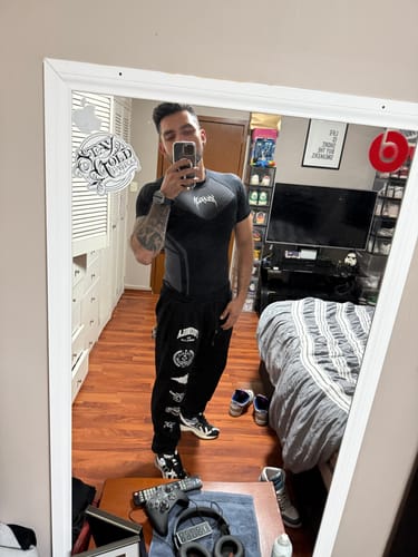 Customer photo review of WARRIOR COMPRESSION TEES #4041