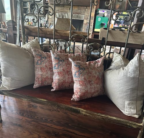 Customer photo review of Sophia Heritage in Red Pillow