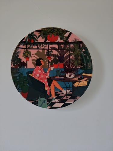 Customer photo review of Mental Health, Decorative Art Plates